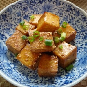 ごま醤油がけ焼き厚揚げ